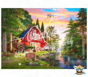 Diamond Painting Oraloa Pine Valley - Kreatives Diamond Painting Kit