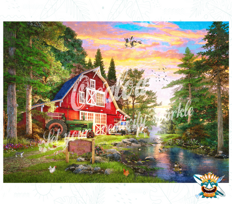 Diamond Painting Oraloa Pine Valley - Kreatives Diamond Painting Kit