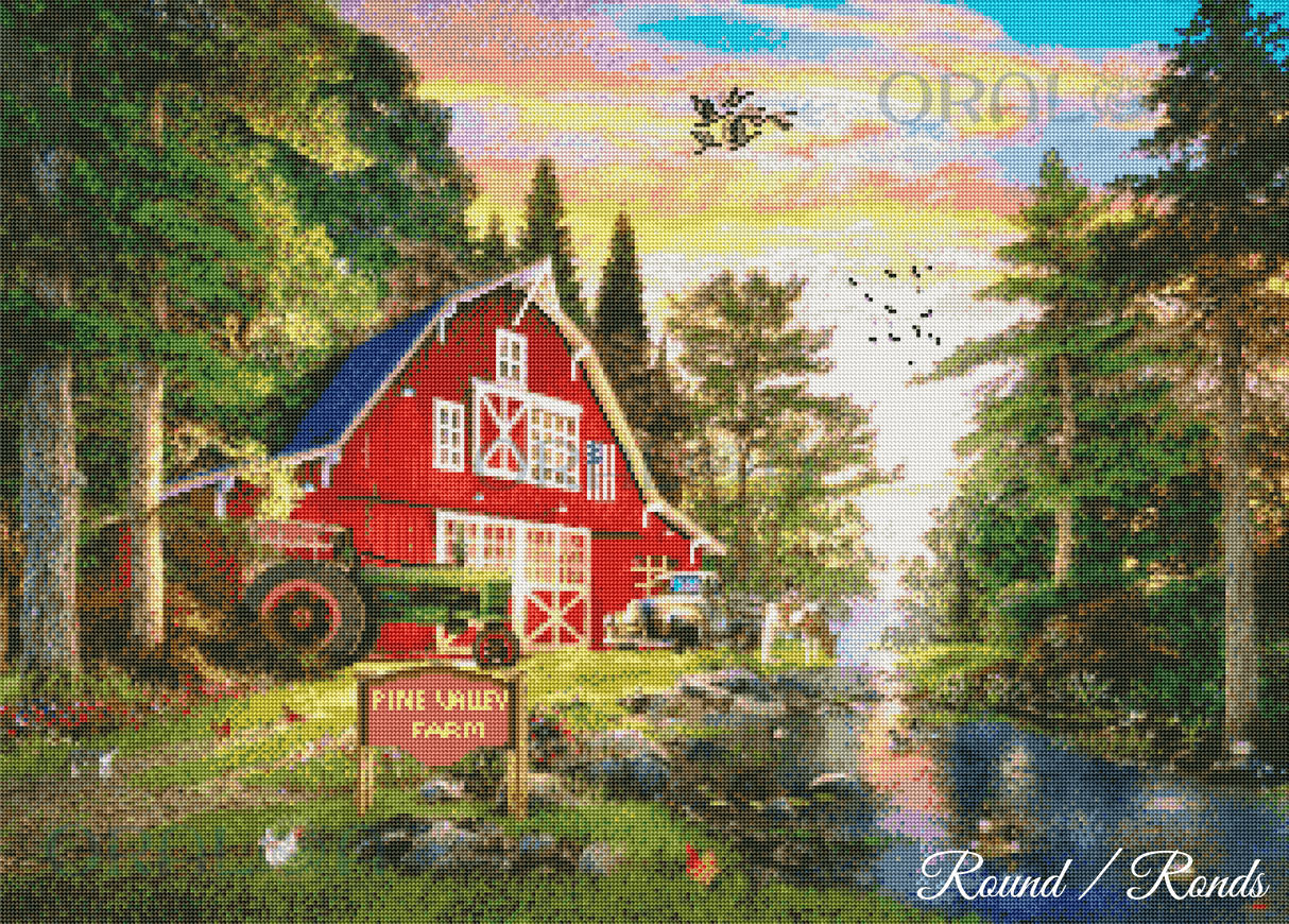 Zoom Diamond Painting Oraloa Pine Valley - Kreativset