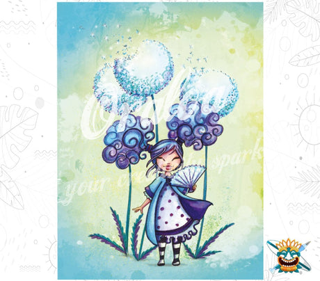 Diamond Painting Miss Diente de León - Kit creativo de bordado diamante Oraloa