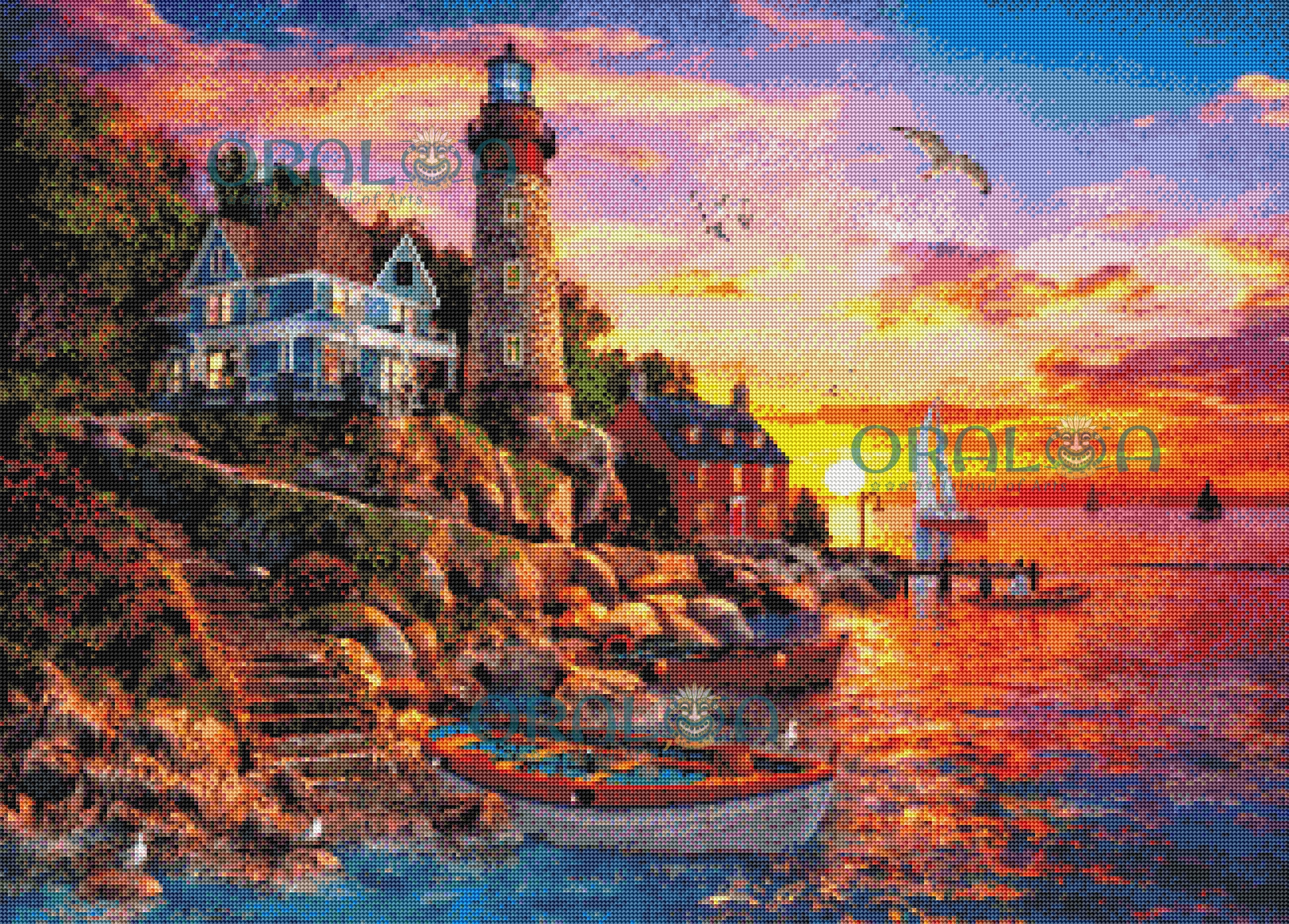 Endergebnis Oraloa Diamond Painting Lighthouse Bay