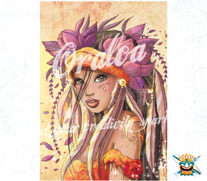 Rebellin des Westens Oraloa - Diamond Painting entspannende Diamantstickerei