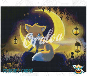 Endergebnis Oraloa Diamond Painting Fuchs Mond