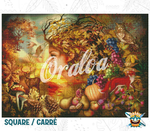 Ergebnis Diamond Painting Spirit of Autumn - Oraloa Kunsttherapie