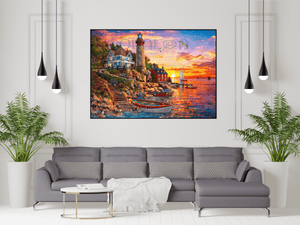 Kit-Vorschau Oraloa Diamond Painting Lighthouse Bay
