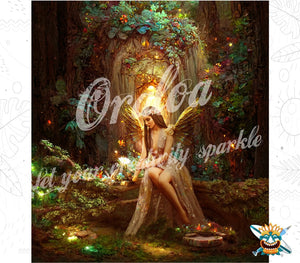 Diamond Painting El Hada de las Flores - Kit creativo de bordado de diamantes Oraloa