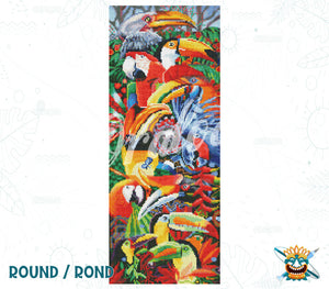 Detail Diamond Painting Heads Up Oraloa - Diamantstickerei