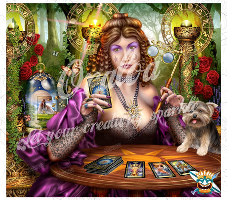 Diamantstickerei Reading The Gilded Tarot - Oraloa Diamond Painting kreativ